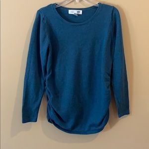 Blue maternity old navy sweater